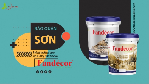 Cách bảo quản sơn trước và sau khi sử dụng